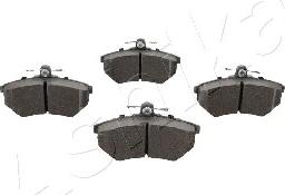 Ashika 50-00-0082 - Brake Pad Set, disc brake www.autospares.lv