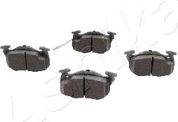 Ashika 50-00-0035 - Brake Pad Set, disc brake www.autospares.lv