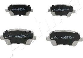 Ashika 50-00-013 - Brake Pad Set, disc brake www.autospares.lv