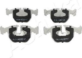 Ashika 50-00-0121 - Brake Pad Set, disc brake www.autospares.lv