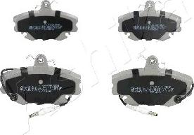 Ashika 50-00-035 - Тормозные колодки, дисковые, комплект www.autospares.lv