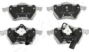 Ashika 50-00-0313 - Brake Pad Set, disc brake www.autospares.lv