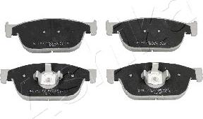 Ashika 50-00-0333 - Brake Pad Set, disc brake www.autospares.lv