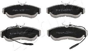 Ashika 50-00-0246 - Brake Pad Set, disc brake www.autospares.lv