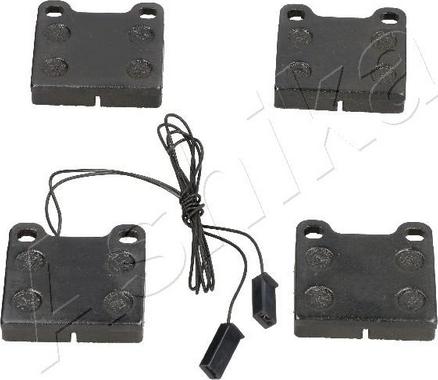 Ashika 50-00-0251 - Brake Pad Set, disc brake www.autospares.lv