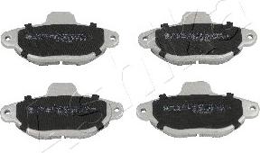 Ashika 50-00-0227 - Brake Pad Set, disc brake www.autospares.lv