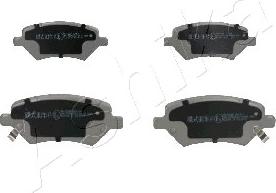 Ashika 50-00-022 - Тормозные колодки, дисковые, комплект www.autospares.lv