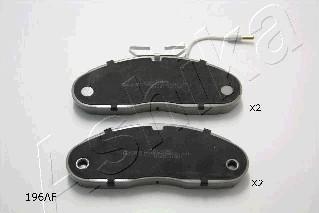 Ashika 50-01-196 - Brake Pad Set, disc brake www.autospares.lv