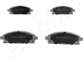 Ashika 50-01-154 - Brake Pad Set, disc brake www.autospares.lv