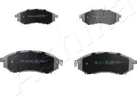 Ashika 50-01-115 - Brake Pad Set, disc brake www.autospares.lv