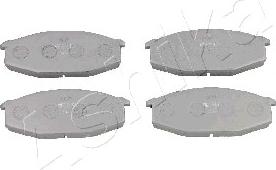 Ashika 50-01-116 - Brake Pad Set, disc brake www.autospares.lv