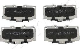 Ashika 50-01-188 - Brake Pad Set, disc brake www.autospares.lv