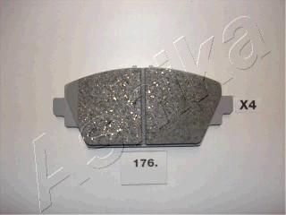 Ashika 50-01-176 - Brake Pad Set, disc brake www.autospares.lv