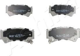 Ashika 50-08-815 - Тормозные колодки, дисковые, комплект www.autospares.lv