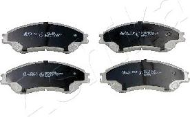 Ashika 50-08-821 - Brake Pad Set, disc brake www.autospares.lv