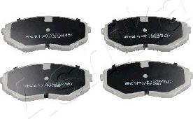 Ashika 50-03-384 - Brake Pad Set, disc brake www.autospares.lv