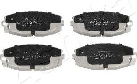 Ashika 50-02-245 - Brake Pad Set, disc brake www.autospares.lv