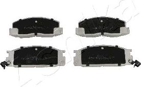 Ashika 50-02-242 - Brake Pad Set, disc brake www.autospares.lv