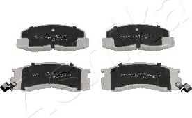 Ashika 50-02-259 - Brake Pad Set, disc brake www.autospares.lv