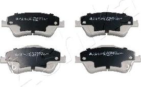 Ashika 50-02-250 - Brake Pad Set, disc brake www.autospares.lv