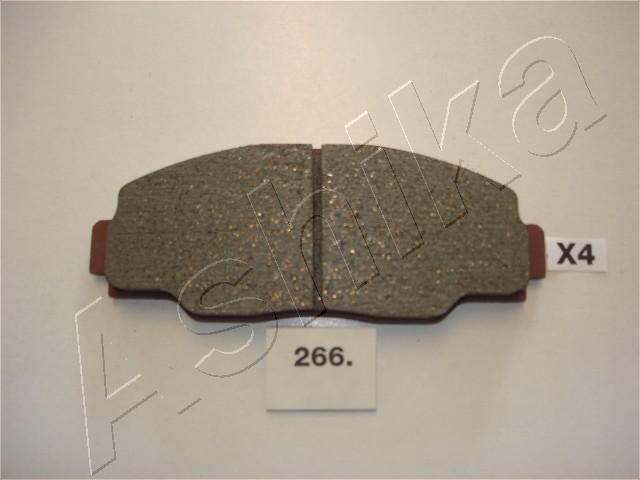 Ashika 50-02-266 - Brake Pad Set, disc brake www.autospares.lv