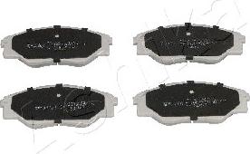 Ashika 50-02-2004 - Brake Pad Set, disc brake www.autospares.lv