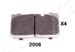 Ashika 50-02-2006 - Brake Pad Set, disc brake www.autospares.lv