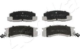 Ashika 50-02-2002 - Brake Pad Set, disc brake www.autospares.lv