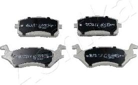 Ashika 50-02-202 - Brake Pad Set, disc brake www.autospares.lv