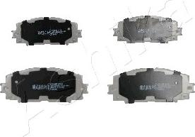 Ashika 50-02-219 - Тормозные колодки, дисковые, комплект www.autospares.lv