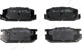 Ashika 50-02-287 - Brake Pad Set, disc brake www.autospares.lv