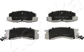 Ashika 50-02-239 - Brake Pad Set, disc brake www.autospares.lv