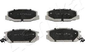 Ashika 50-02-231 - Brake Pad Set, disc brake www.autospares.lv