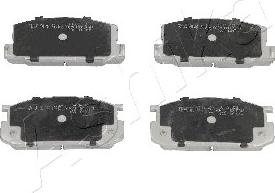 Ashika 50-02-229 - Brake Pad Set, disc brake www.autospares.lv