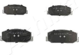 Ashika 50-02-228 - Тормозные колодки, дисковые, комплект www.autospares.lv