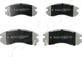 Ashika 50-07-705 - Brake Pad Set, disc brake www.autospares.lv