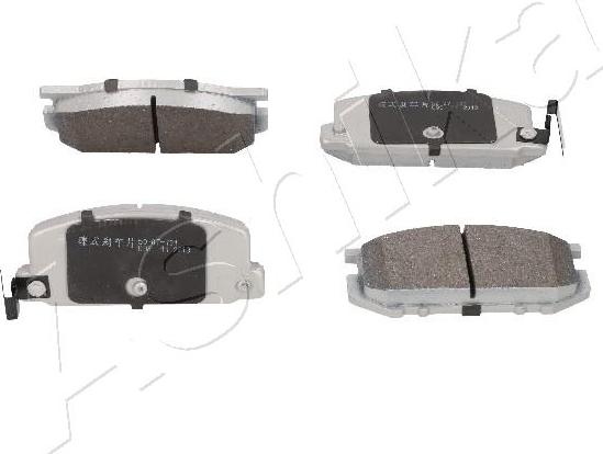 Ashika 50-07-701 - Brake Pad Set, disc brake www.autospares.lv