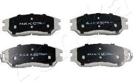 Ashika 50-0S-S01 - Brake Pad Set, disc brake www.autospares.lv