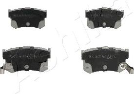 Ashika 51-05-598 - Brake Pad Set, disc brake www.autospares.lv