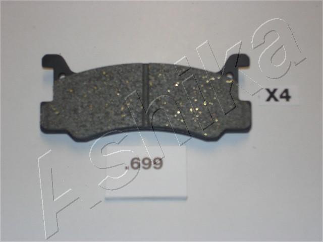 Ashika 51-06-699 - Bremžu uzliku kompl., Disku bremzes www.autospares.lv