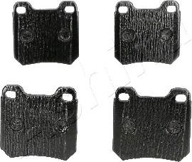 Ashika 51-00-0404 - Brake Pad Set, disc brake www.autospares.lv