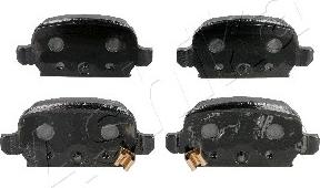 Ashika 51-00-0402 - Тормозные колодки, дисковые, комплект www.autospares.lv