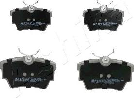 Ashika 51-01-109 - Тормозные колодки, дисковые, комплект www.autospares.lv