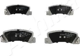 Ashika 51-02-213 - Brake Pad Set, disc brake www.autospares.lv