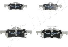 Ashika 51-02-225 - Brake Pad Set, disc brake www.autospares.lv