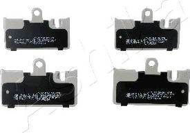 Ashika 51-02-222 - Brake Pad Set, disc brake www.autospares.lv