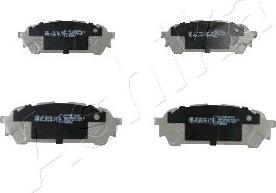 Ashika 51-07-703 - Brake Pad Set, disc brake www.autospares.lv