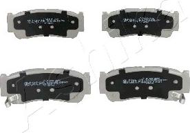 Ashika 51-0H-H08 - Brake Pad Set, disc brake www.autospares.lv