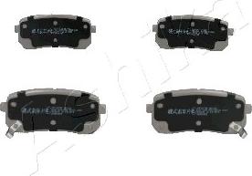 Ashika 51-0K-K07 - Brake Pad Set, disc brake www.autospares.lv