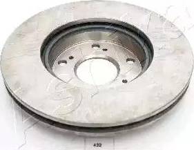 Ashika 60-04-432 - Bremžu diski www.autospares.lv